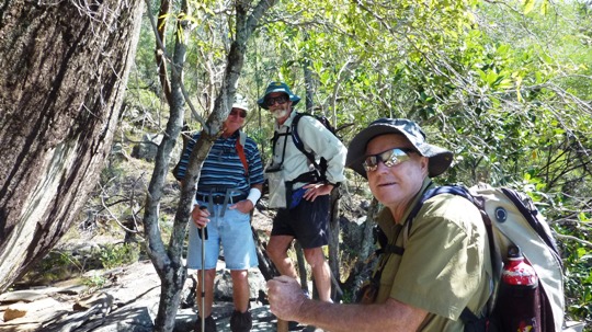 Rob Gary and Kerry - relaxed bushmen